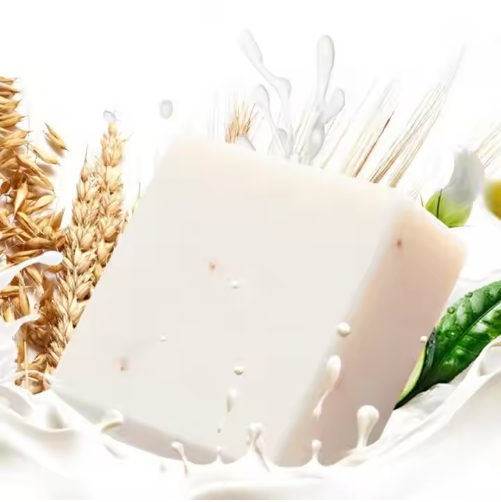صابون حمض الكوجيك بحليب الأرز